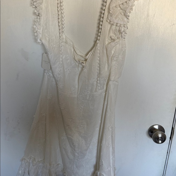 Altar'd State White Embroidered Lace Dress - Picture 3 of 5